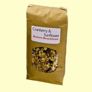 Cranberry and sunflower granola